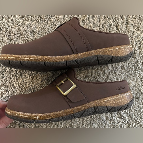 Earth Women’s Slip On Clog Shoes Brown Size 6M - Picture 3 of 7